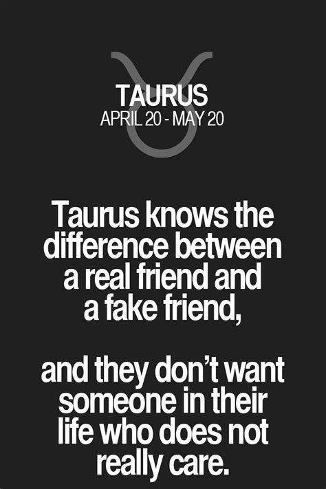 are taurus fake friends